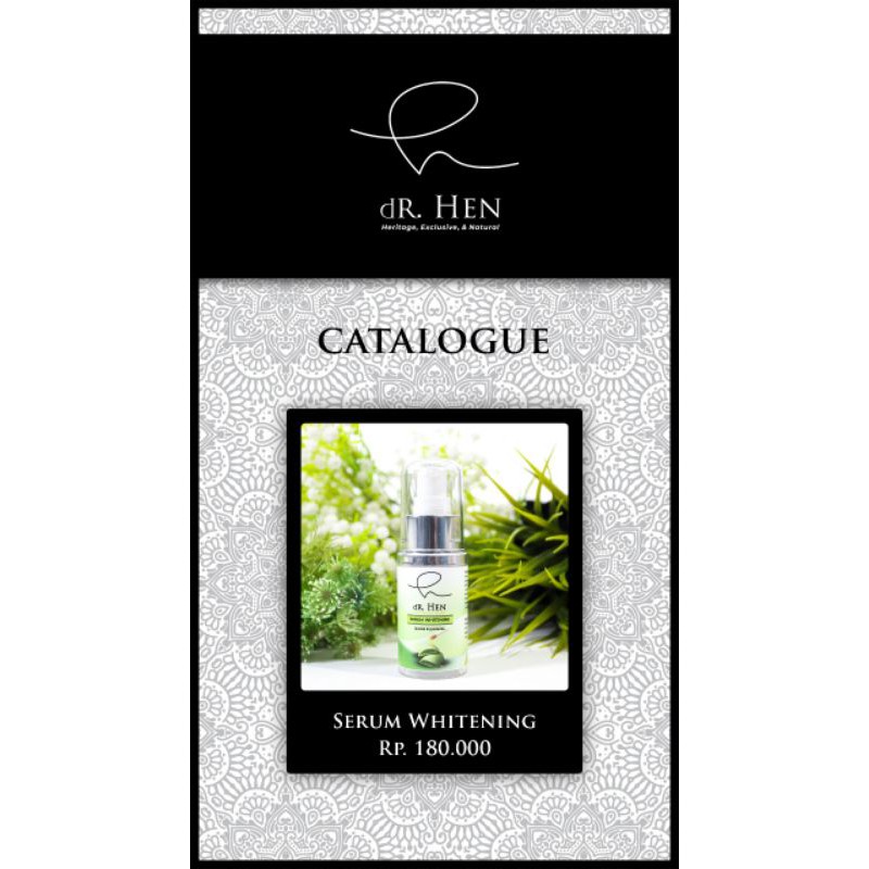 serum whitening dr.hen