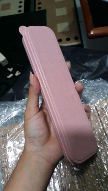 Straw Wheat Tableware Set Travel | Sendok Garpu Sumpit Makan