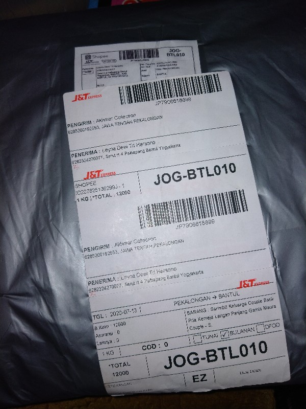 Sarimbit Keluarga Couple Batik Pria Kemeja Lengan Panjang Gamis Maura Couple - Sania Ruffle