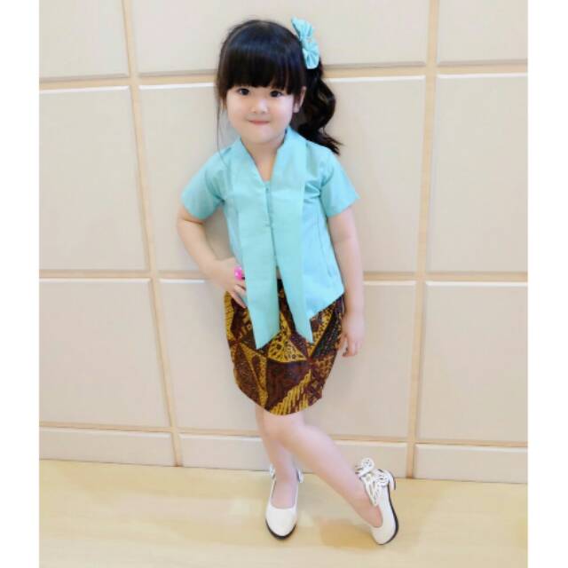 Baju anak murah kebaya kartini modern lucu kekinian anak sekolah