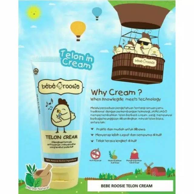 Bebe roosie telon cream 60gr Termurah Sesurabaya