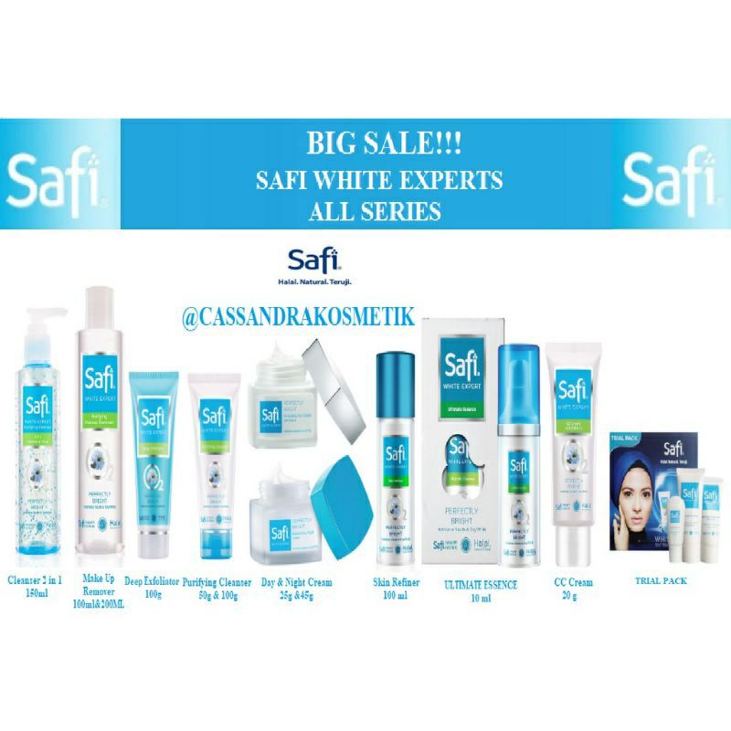 Safi White Expert Series I Perawatan Pencerah Wajah