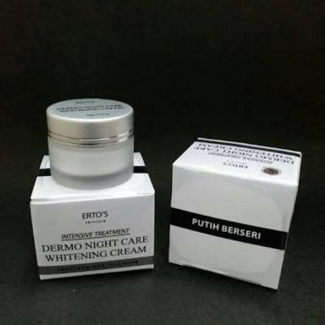 ERTOS NIGHT CREAM WHITENING ORIGINAL- PENCERAH DAN PELEMBAB