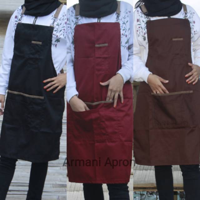 Apron Celemek Masak Barista Cafe Anti Air