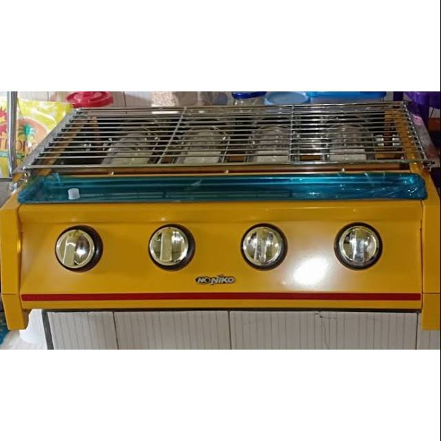 Kompor panggang sosis serbaguna 4 tungku Niko