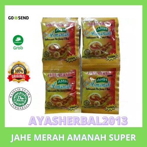 

Jahe Merah Super Amanah Beli Paket 5 Renceng