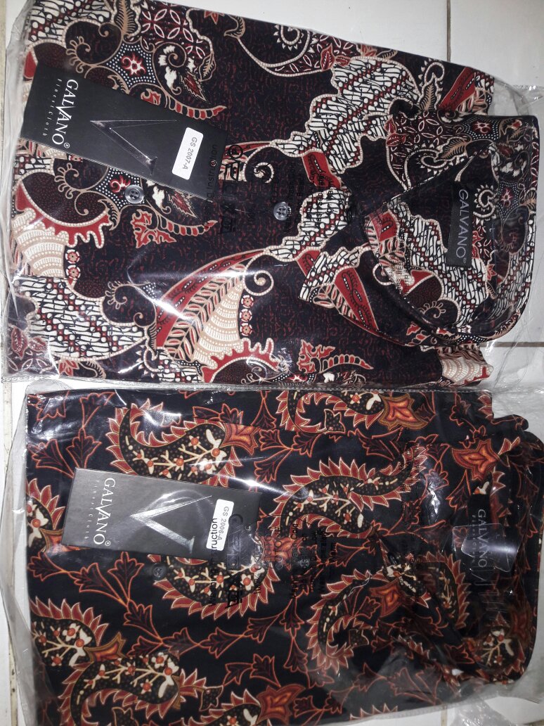 Galvano Kemeja Batik Reguler Modern Pria Size Besar Design Eksklusif
