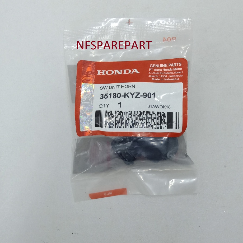 TOMBOL KLAKSON BEAT FI BLADE VARIO 125 KYZ MURAH DAN ORIGINAL