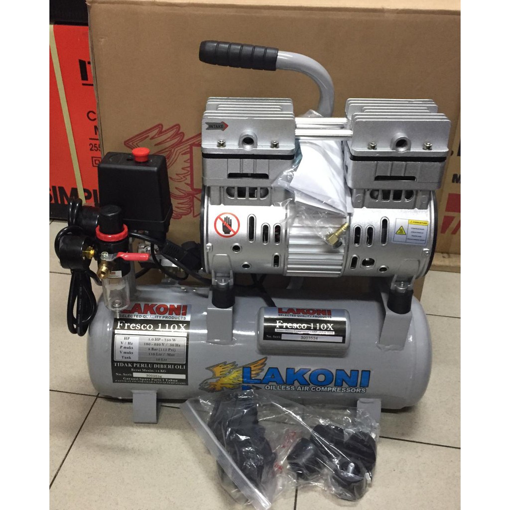 Mesin Kompresor Oiless Fresco 110x Lakoni