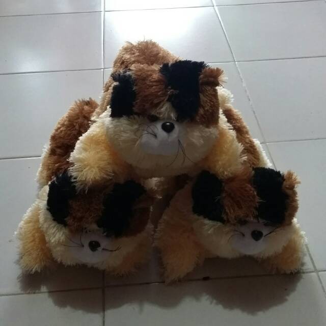 Boneka Kucing belang S murah