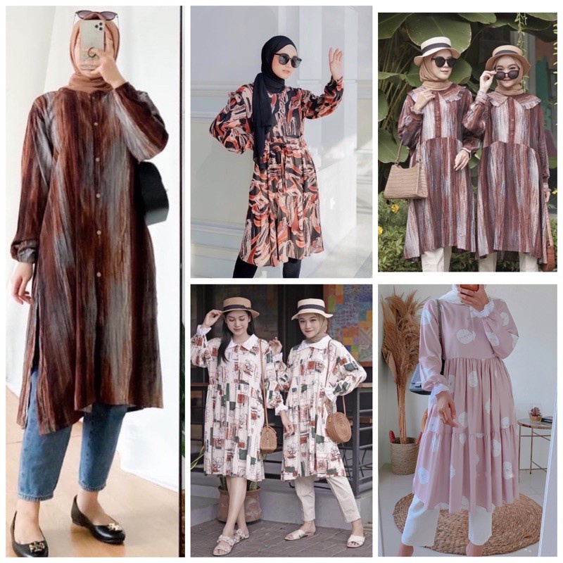 Tunik Rayon Viscose Premium Motif TerUPDATE