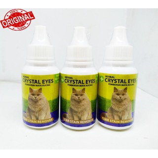 PEMBERSIH MATA KUCING CRYSTAL EYES CAT HERBAL PEMBERSIH BELEK KUCING