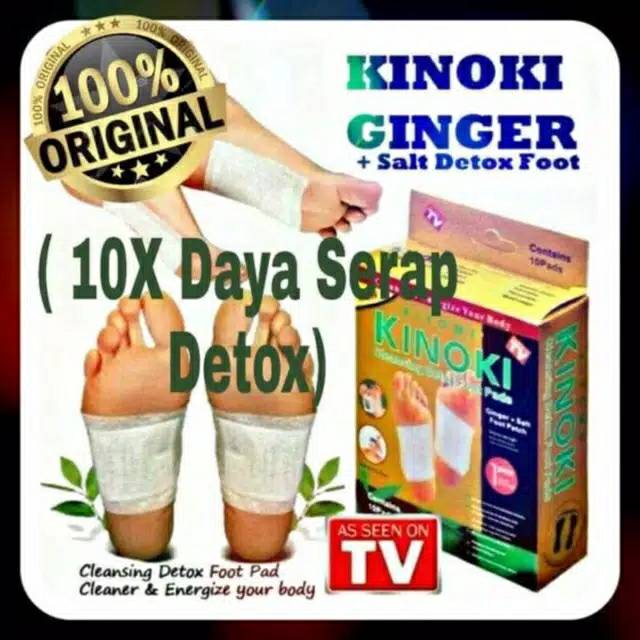 Kinoki ginger gold harga per box isi 10 pcs