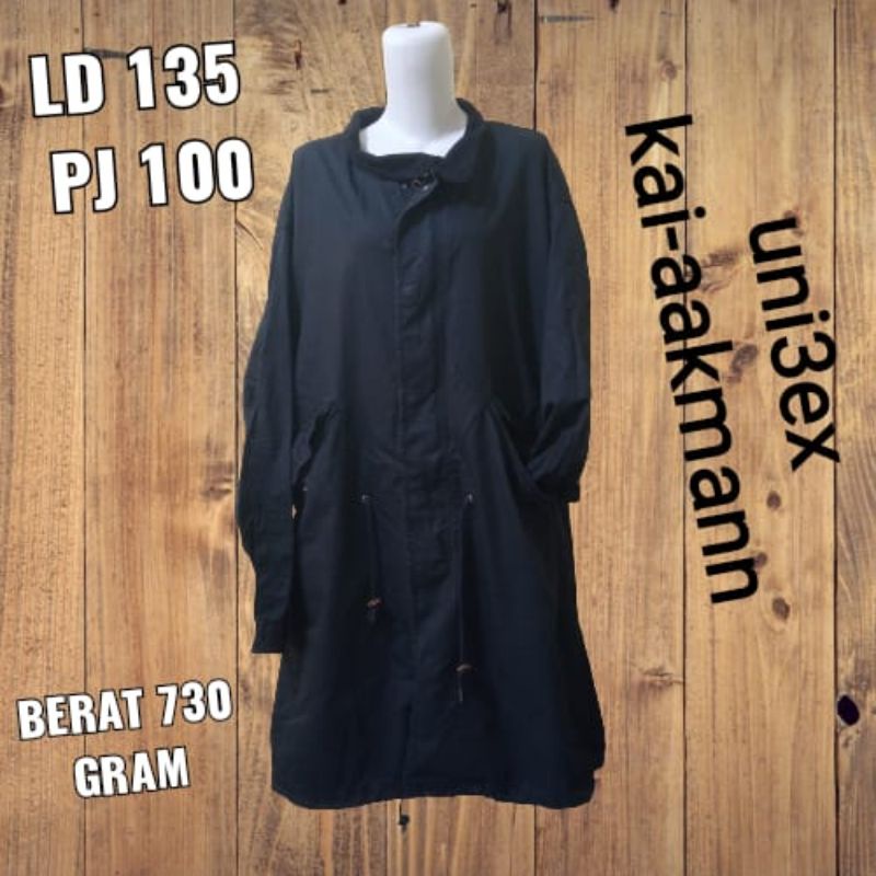 JAKET LONG UNISEX KAI-AAKMAN LD 135 PJ 100