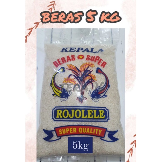 beras rojolele 5kg kemasan random beras pulen beras super