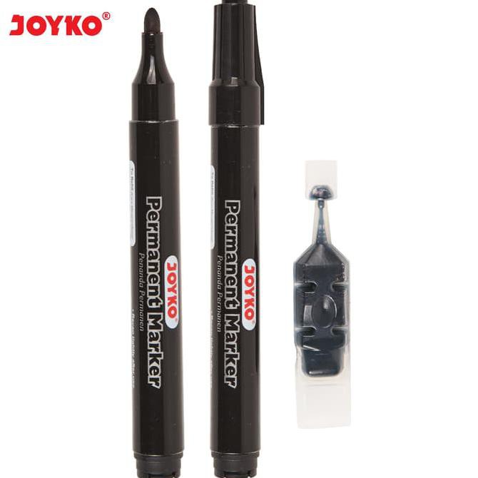 

Permanent Marker Spidol Permanen Joyko PM-34RF Round Tip Free Refill