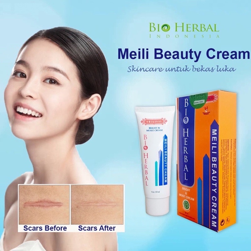 [ORIGINAL] PENGHILANG BEKAS LUKA LAMA FLEK HITAM MEMBANDEL CREAM MEILIBAHENLING PENGHILANG LUKA KORENG BOPENG KELOID OBAT JERAWAT FLEK ALAMI AMAN MEILIBAHENLING ORIGINAL BPOM