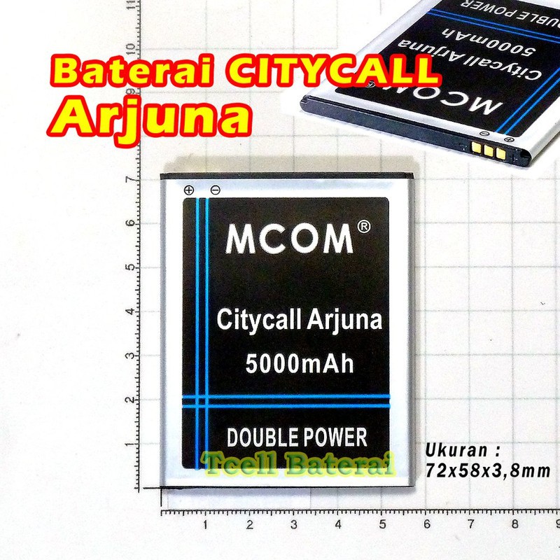 Battery Batre Baterai Double Power Mcom City Call CityCall Arjuna CT-88 CT88