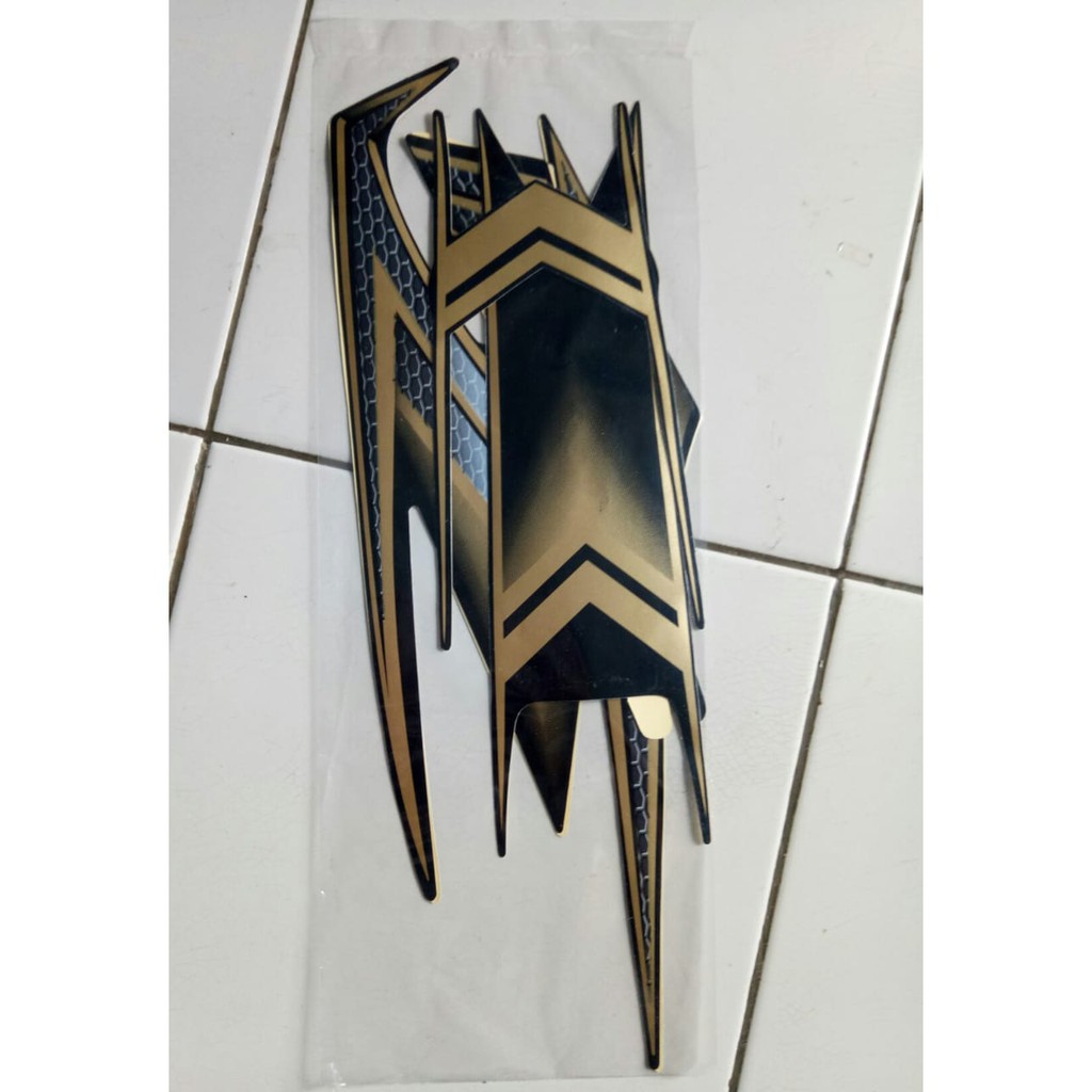 POLET   STRIPING RX KING 2004 SE HITAM GOLD