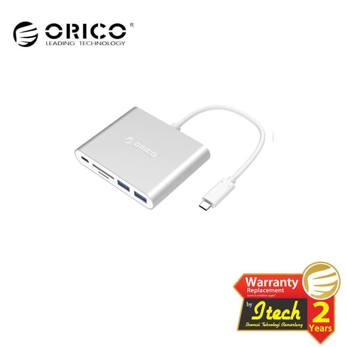 ORICO RCC2A Aluminum Type-C USB Hub with Card Reader