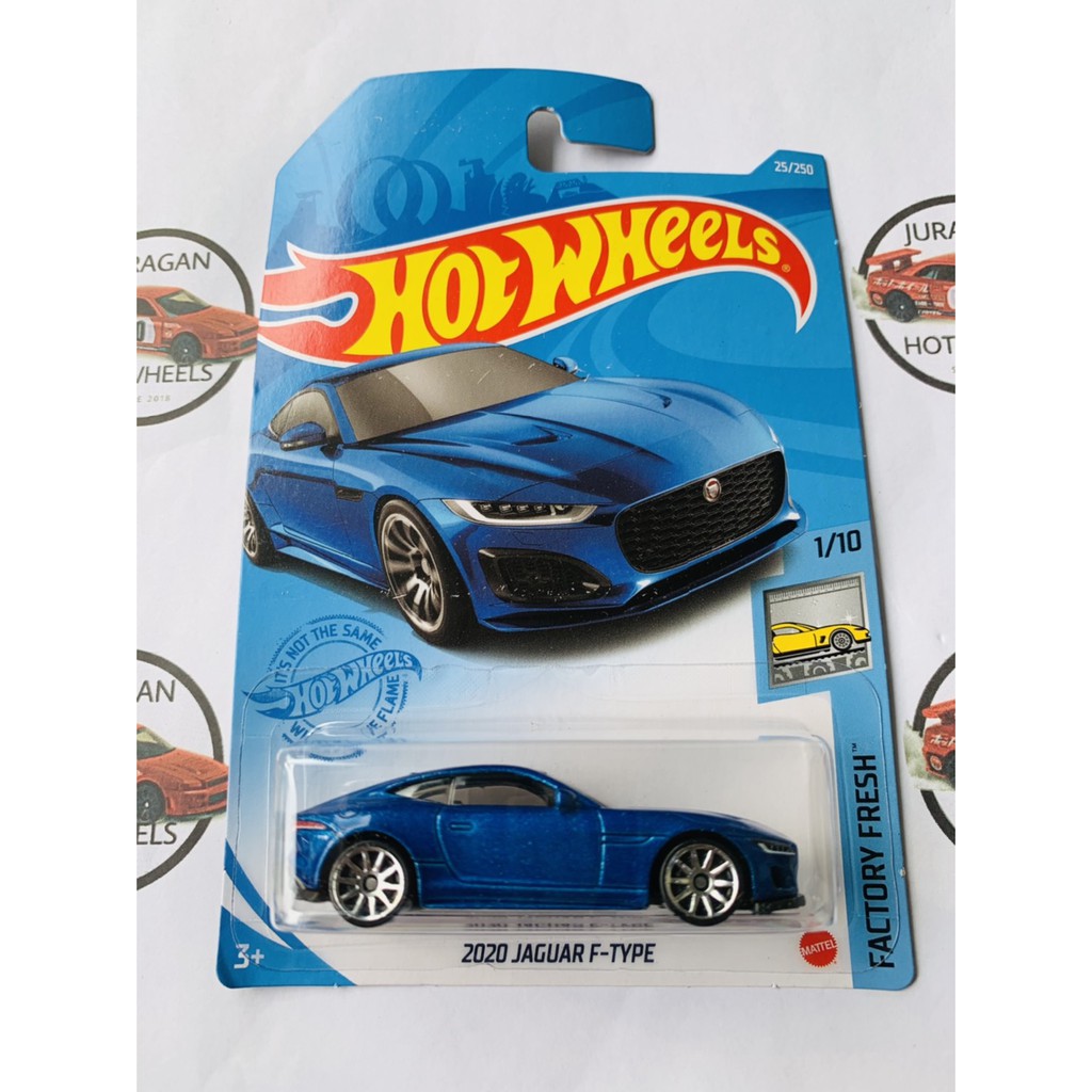HOT WHEELS HOTWHEELS 2020 JAGUAR F-TYPE BIRU LOT C 2021 DIECAST MOBIL HOTWILS LANGKA MURAH TRACK