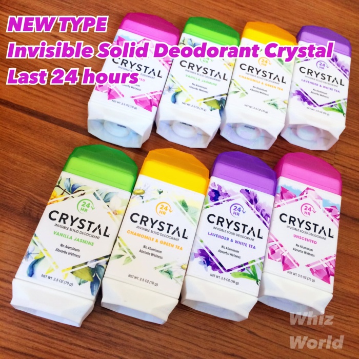 Jual Sale - Crystal Deodorant Invisible Solid Last 24 Hours Absorbs Wetness  - Unscented Indonesia|Shopee Indonesia