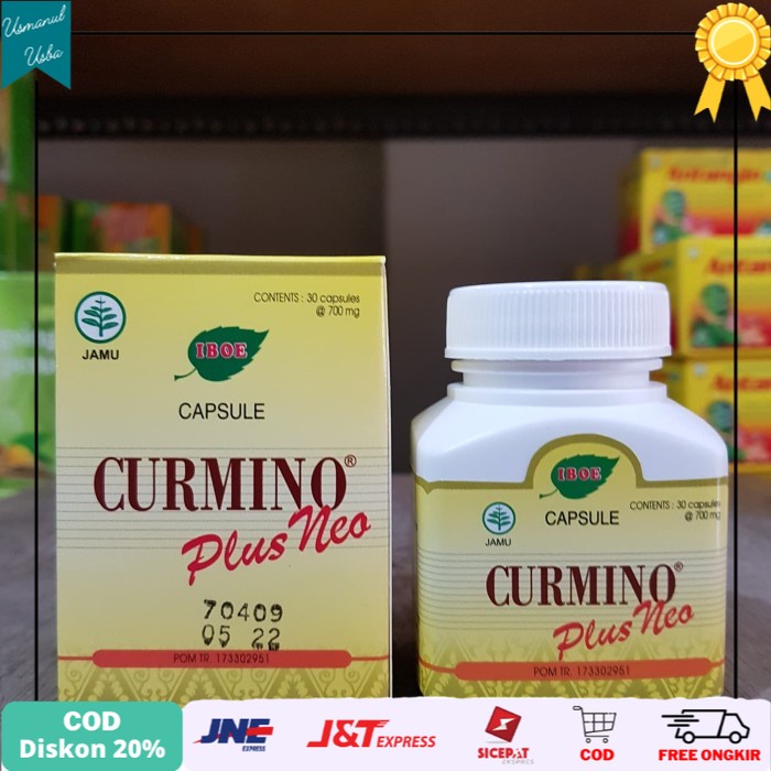 

❤COD❤ Curmino Plus Jamu Iboe isi 30 Kapsul ( Menjaga Fungsi Hati )