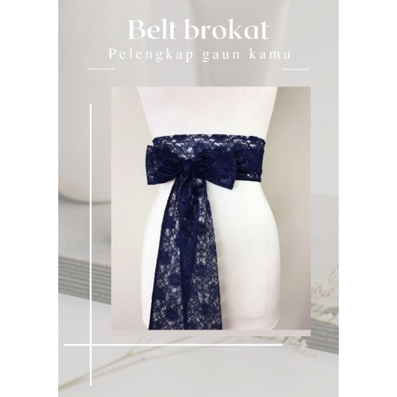 belt brokat, belt gaun, ikat pinggang gaun, ikat pinggang, belt, belt cantik, belt kebaya, pita Obi,
