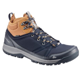 Quechua Sepatu  Hiking Pria Anti Air  Nh150 Mid Waterproof 