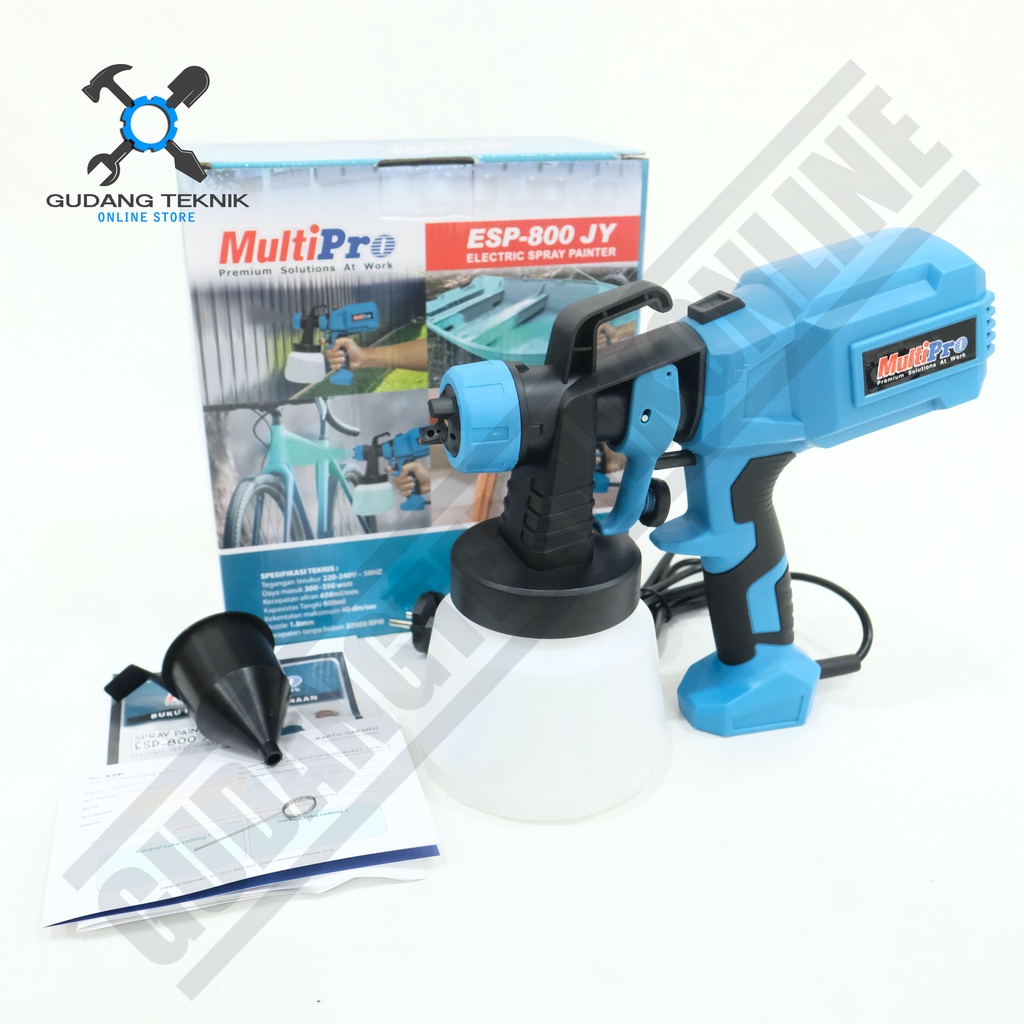 Spray Gun Elektrik MULTIPRO ESP800JY / Spraygun Listrik ESP 800 JY - Alat Semprot Cat ESP-800 MULTI PRO