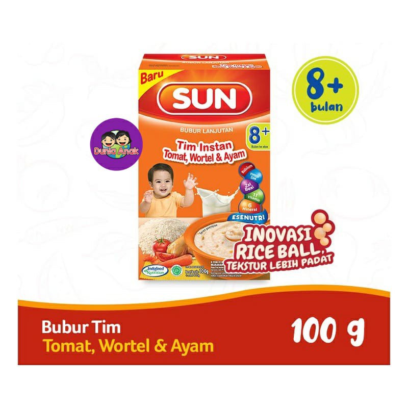 

SUN/ Tim Instan Tomat Wortel dan Ayam 100 gr