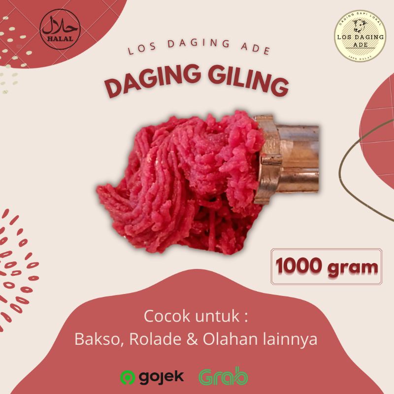 

Daging Giling Sapi Lokal Segar | 1000 gram