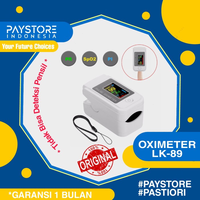 OXYMETER LK89 / Fingertip Pulse Oximeter / LK 89 / Saturasi Oksigen