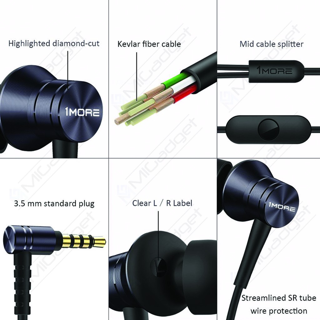 1More Piston Fit In-Ear Earphone Headset E1009 - Piston Basic