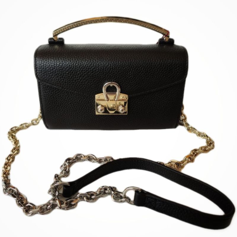 Tas Aigner Mina Small Black and Etope Original