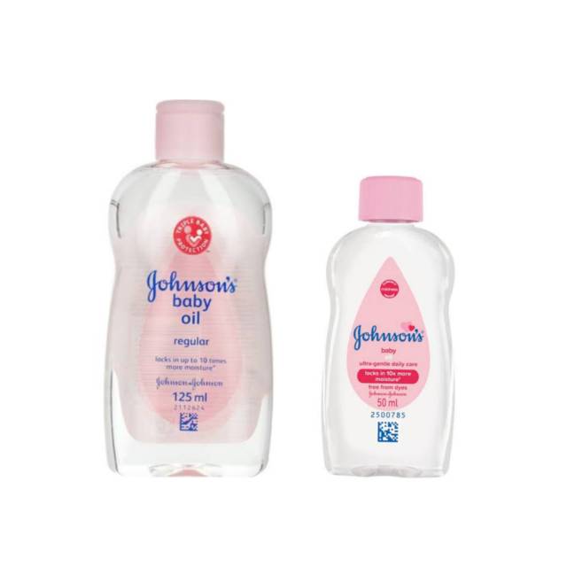 Johnsons baby oil 50ml,125ml,200ml