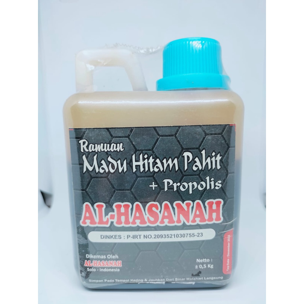 

Madu Al-Hasanah Madu HIatam Pahit + Propolis