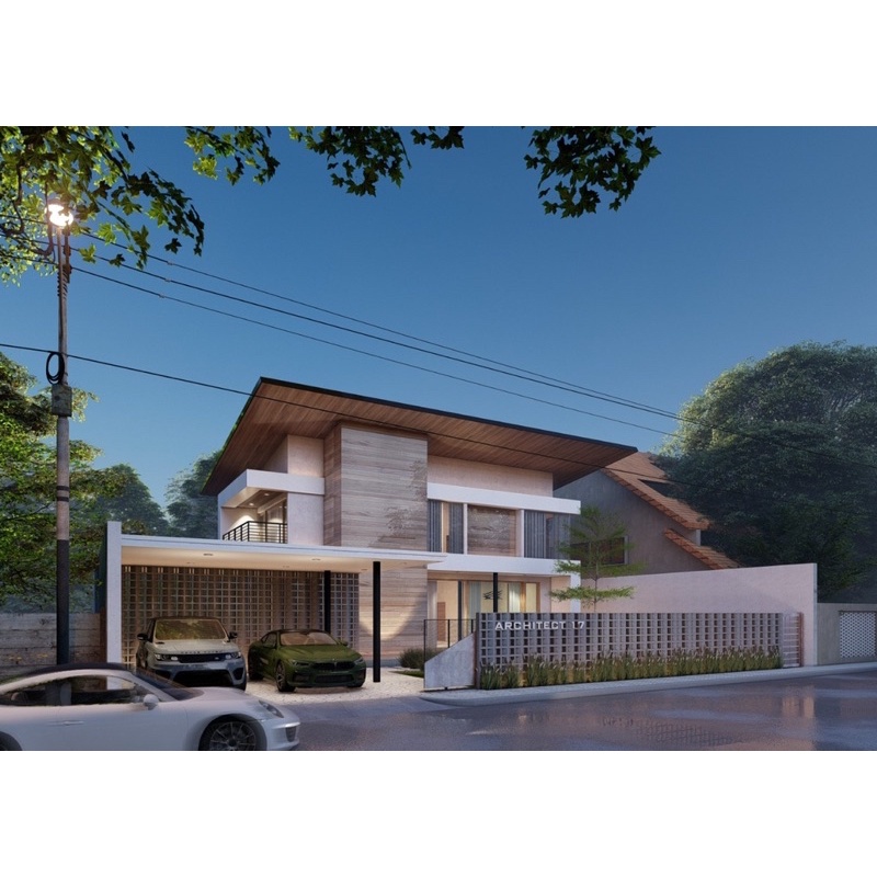 jasa desain rumah gambar kerja 2D RAB IMB | jasa arsitek