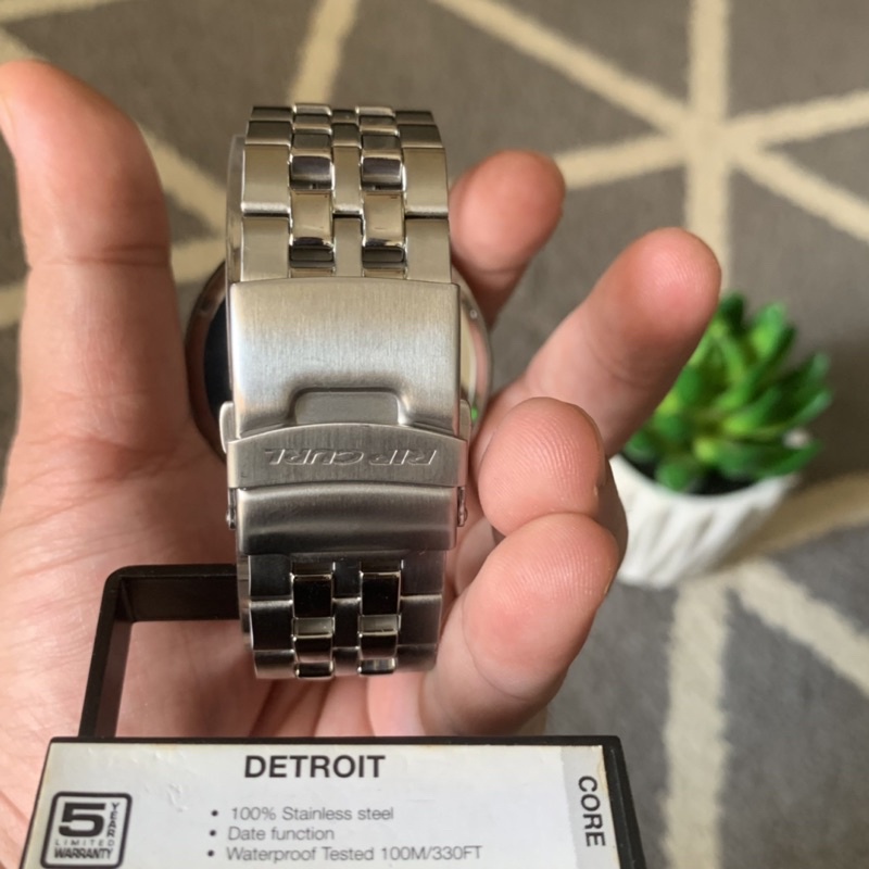 Jam tangan Ripcurl detroit A3041 gunmetal silver sss