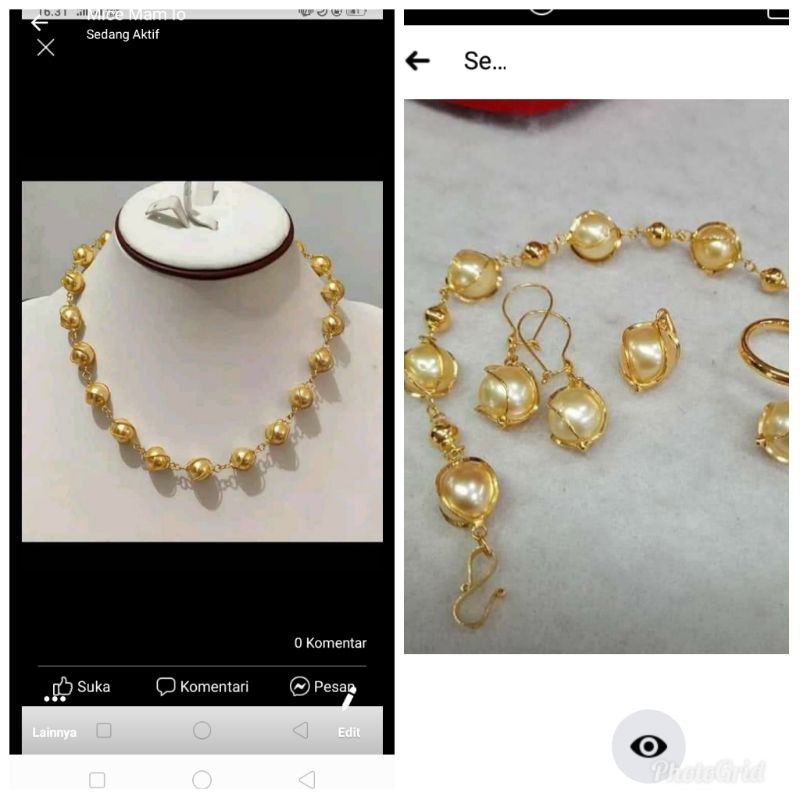 Aksesoris Kalung Mutiara