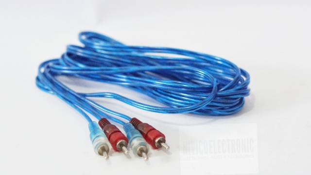 Kabel RCA 2-2 transparan 4.5 m