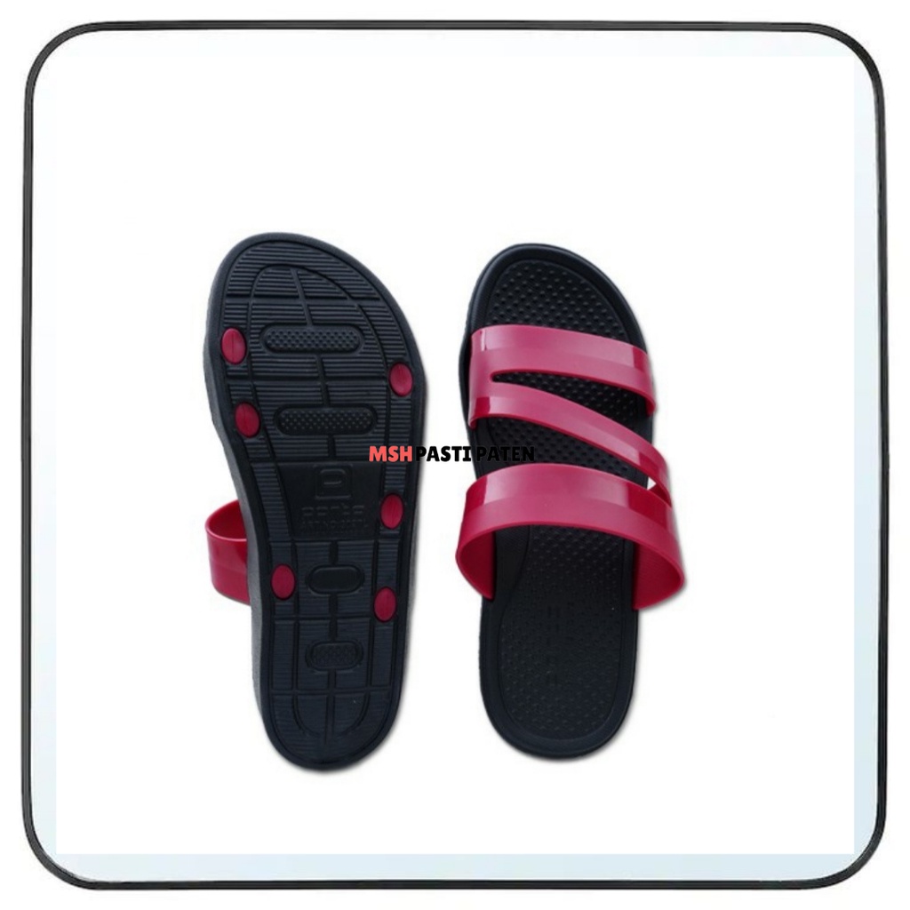 PORTO-3027 Sandal selop wanita dewasa ban 3 Sandal karet selop wanita