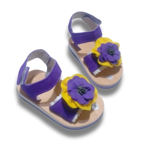 Sandal Bayi Tali Gunung Motif Bunga Terbaru