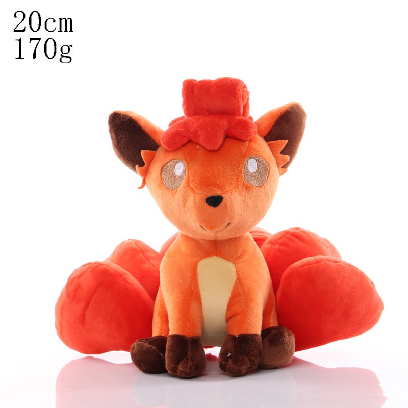 Mainan Boneka Plush TAKARA TOMY Pokemon Karakter Vulpix Ukuran 20cm Untuk Hadiah Anak