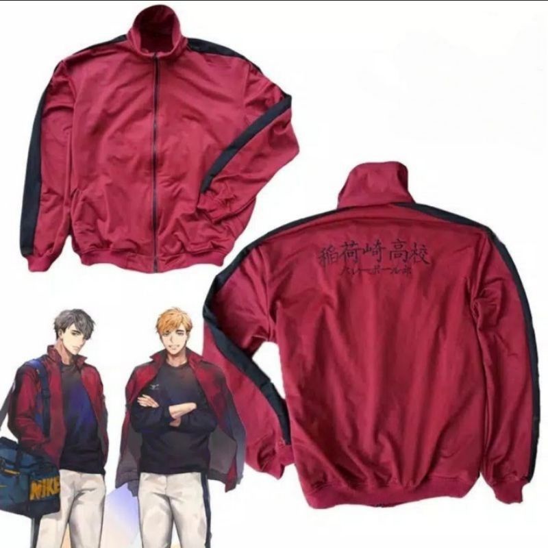 jaket anime Haikyuu Karasuno Aoba Johsai karasuno ics