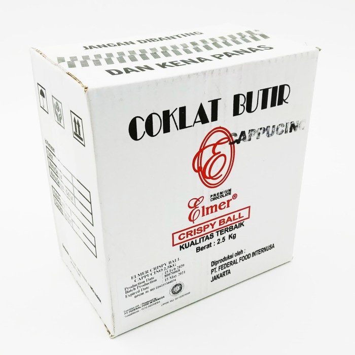 

ELMER Cokelat CRISPY BALL 25 Kg - Lemon