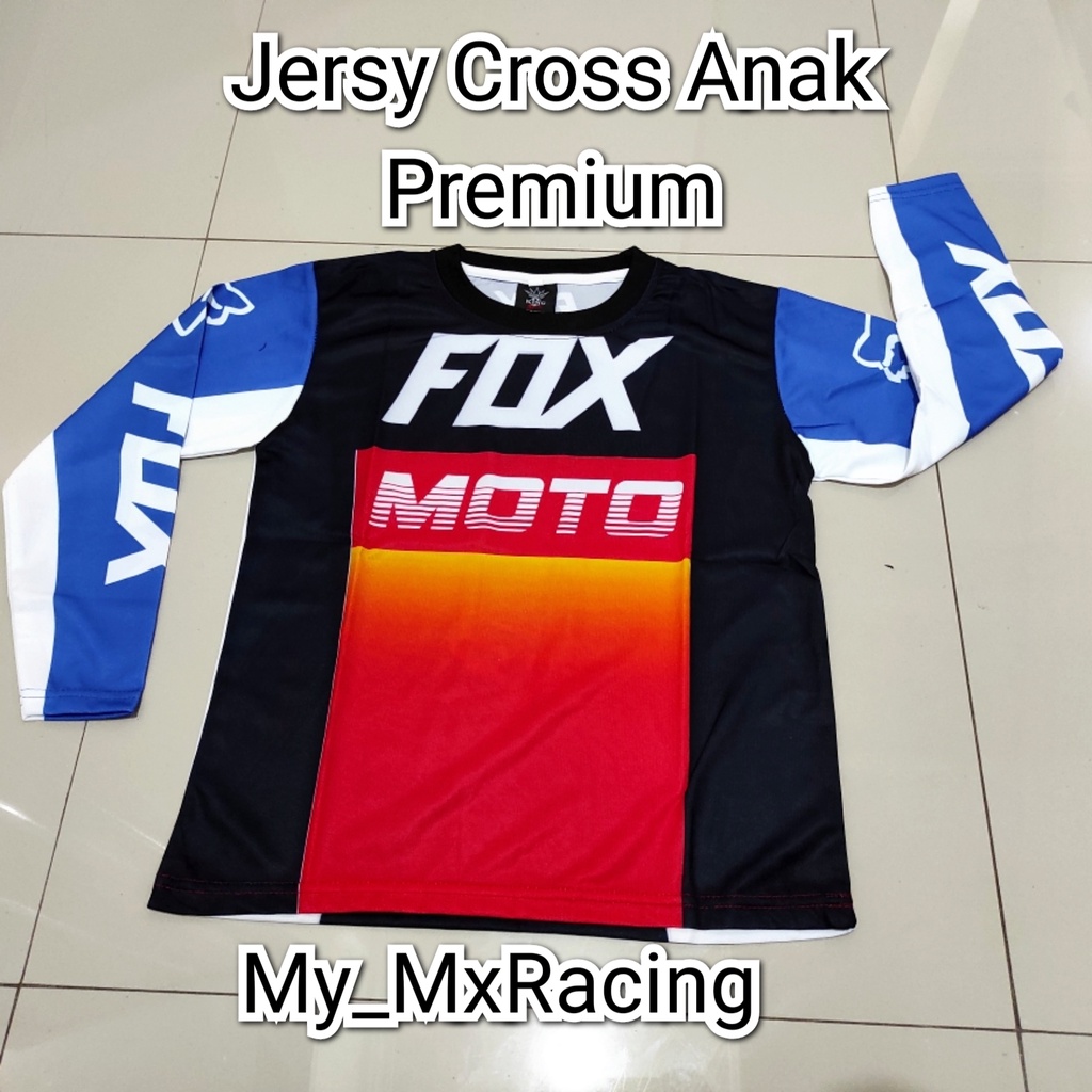 Jersy cross anak baju trail anak printing premium baju cross buat anak kids