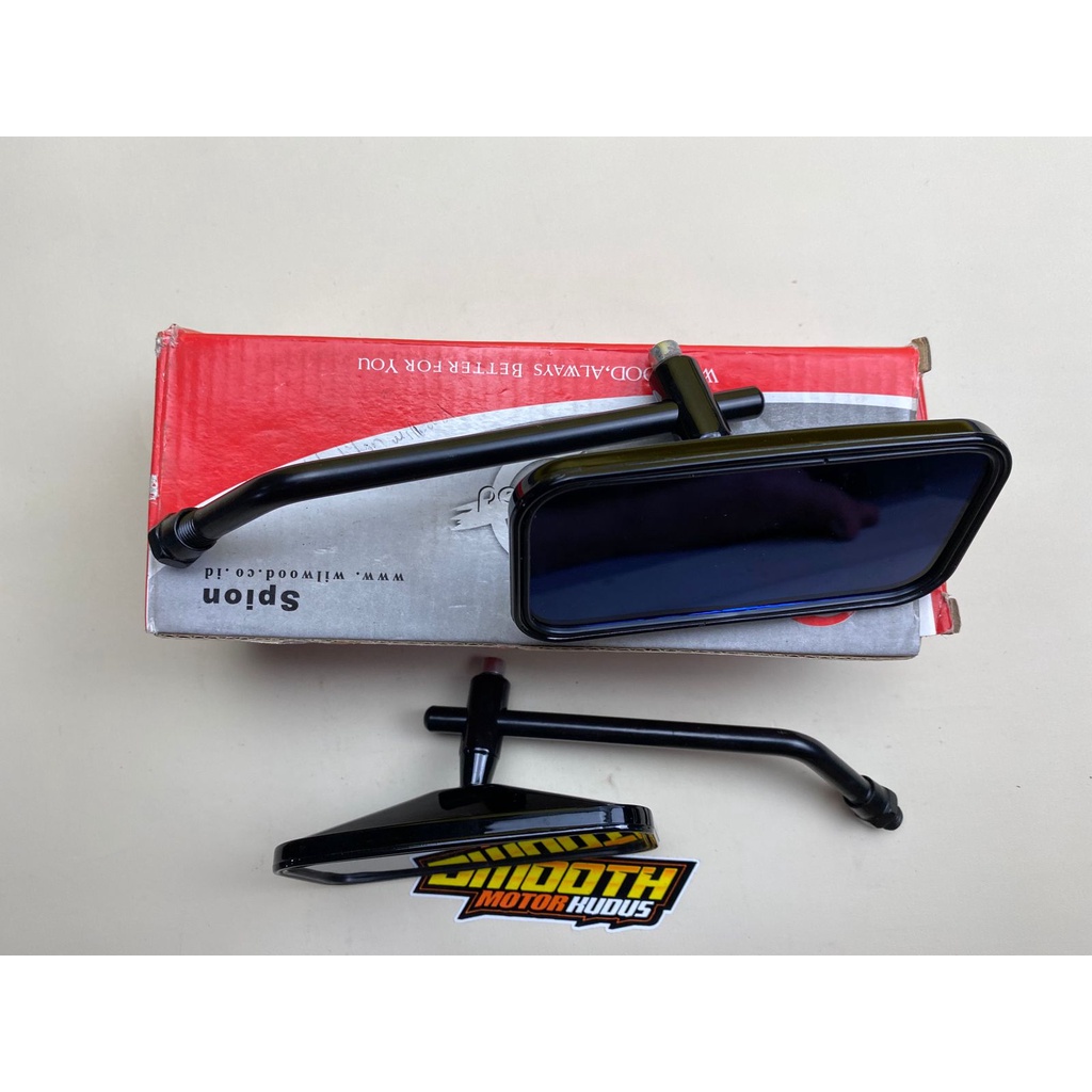 Spion Kotak HONDA Model CB Spion Kotak Chrome Black Spion Motor CB Spion Klasik Variasi