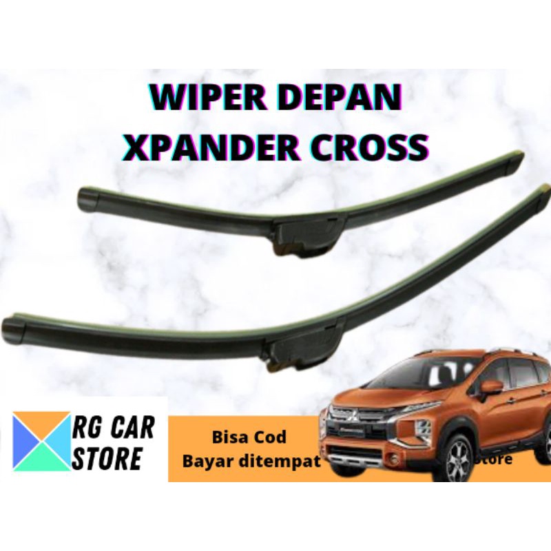 WIPER XPANDER CROSS FRAMELESS ISI 2PCS DIJAMIN PNP TINGGAL PASANG BERKUALITAS