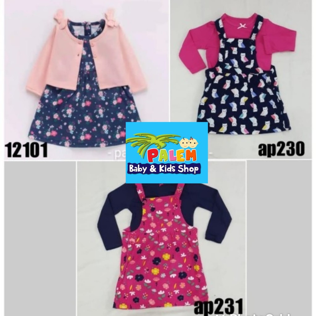Catell Love Baju Dress Baby Balita Perempuan